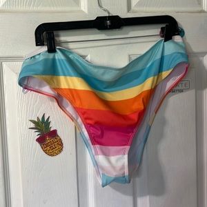 Stripped Bikini bottoms
